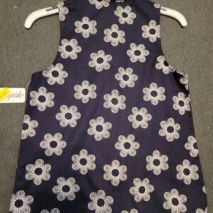 Girls shirt set, Penelope Mack, size 12, blue and white, new with tags